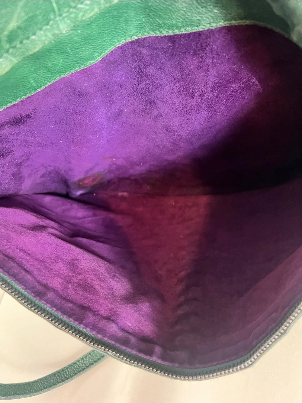 Bottega Veneta Intrecciato Trimmed Cervo Leather Green Tote Bag